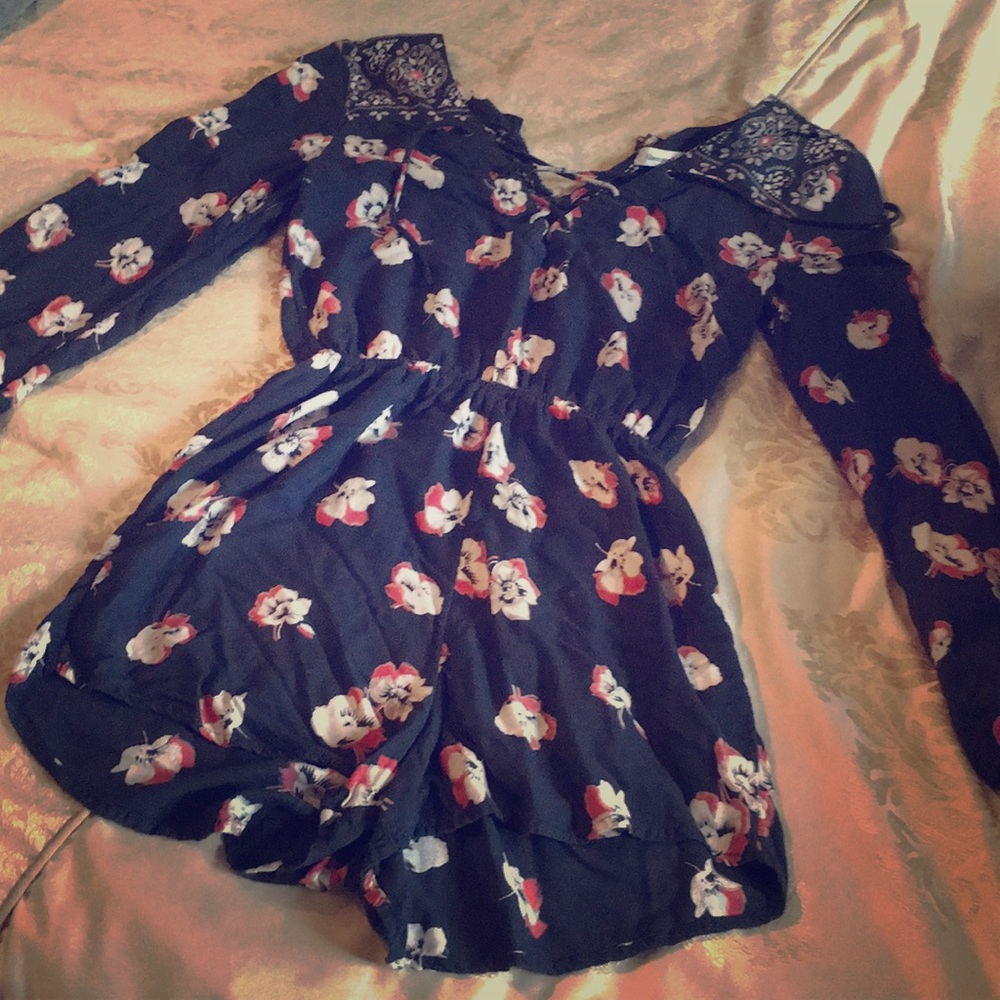 Abercrombie & Fitch Floral Romper